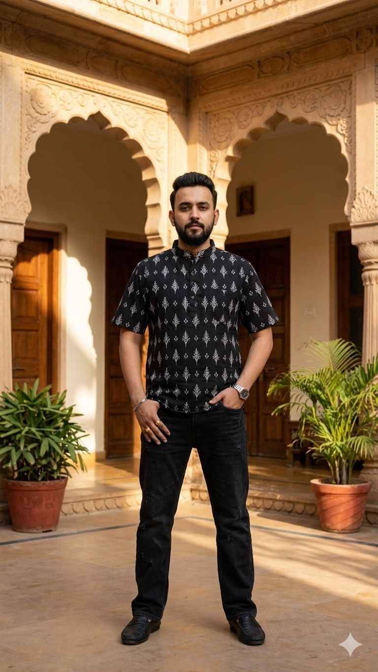 K 918 Mens By Fashid Beautiful Colorful Stylish Fancy Casual Wear & Ethnic Wear & Ready To Wear Silk Kurtas At Wholesale Price